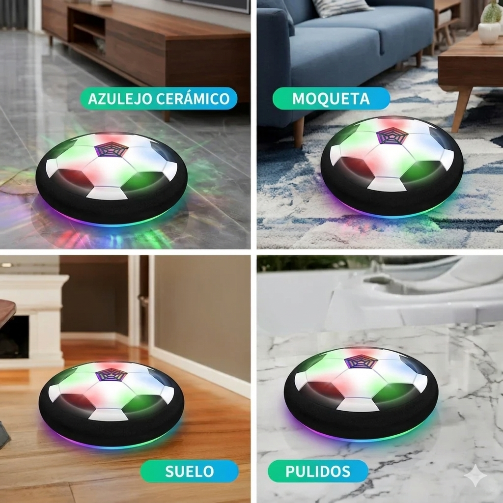 FUTFLO| Pelota aerodeslizadora futflo con luces LED