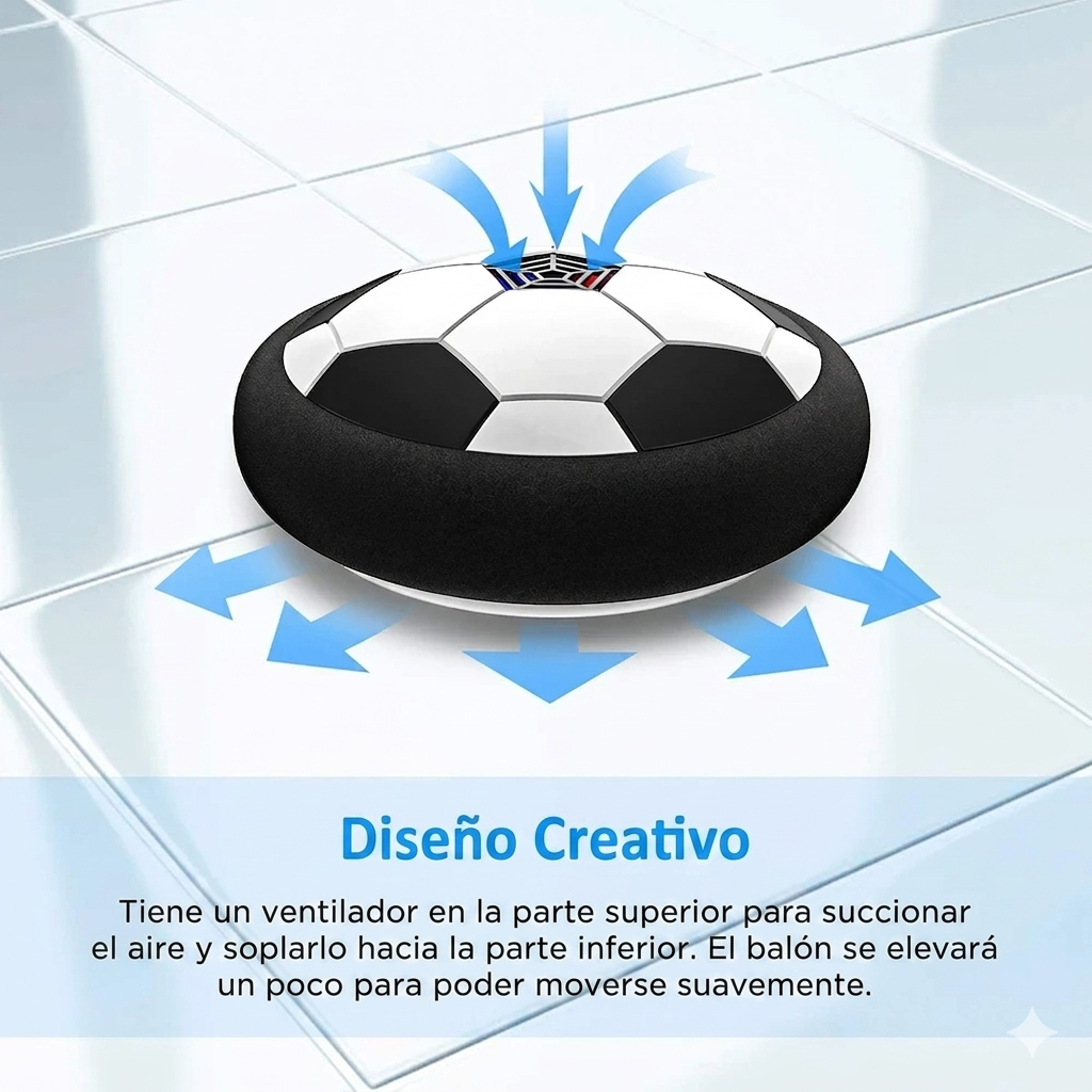 FUTFLO| Pelota aerodeslizadora futflo con luces LED